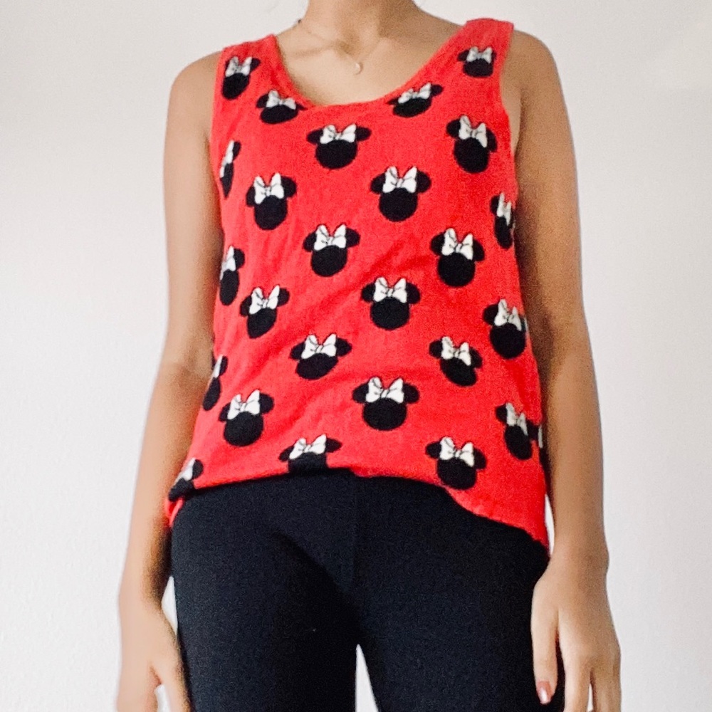 Disney: Red Minnie Mouse sweater